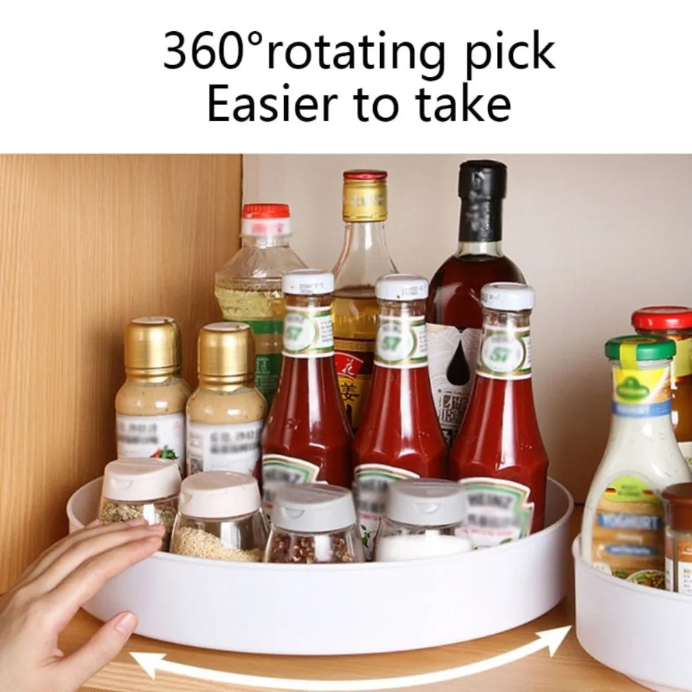 Rotating Spice and Sauce Rack Organizer