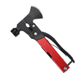 Saker Steel Hammer Axe Multitool for Camping