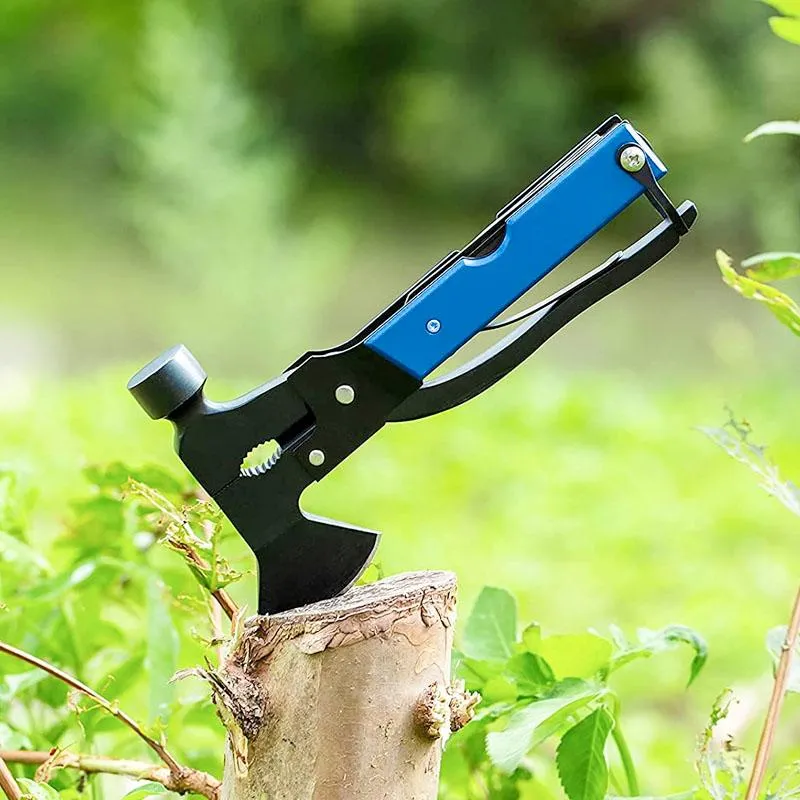 Saker Steel Hammer Axe Multitool for Camping