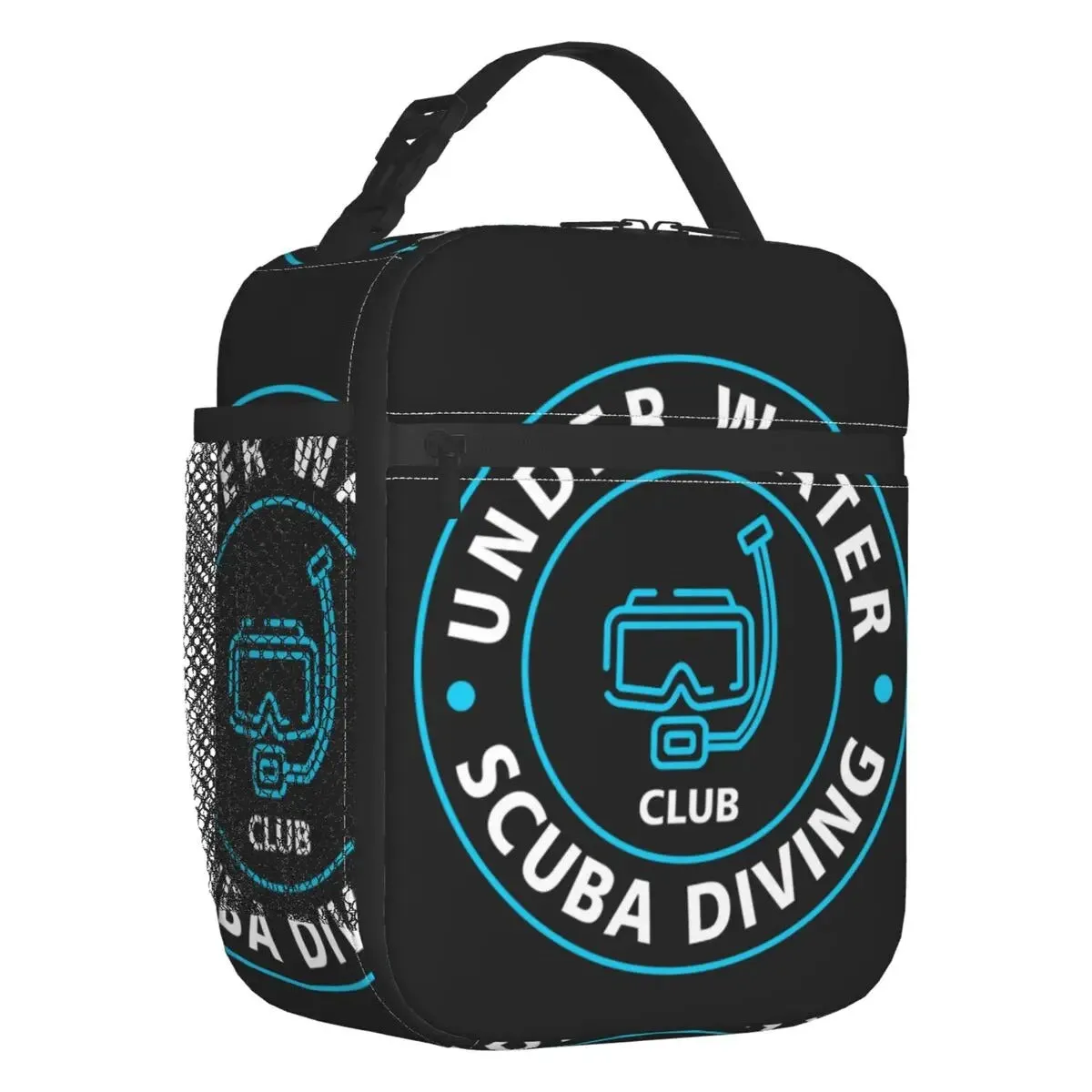 Scuba Diver Flag Reusable Lunch Bag for Women