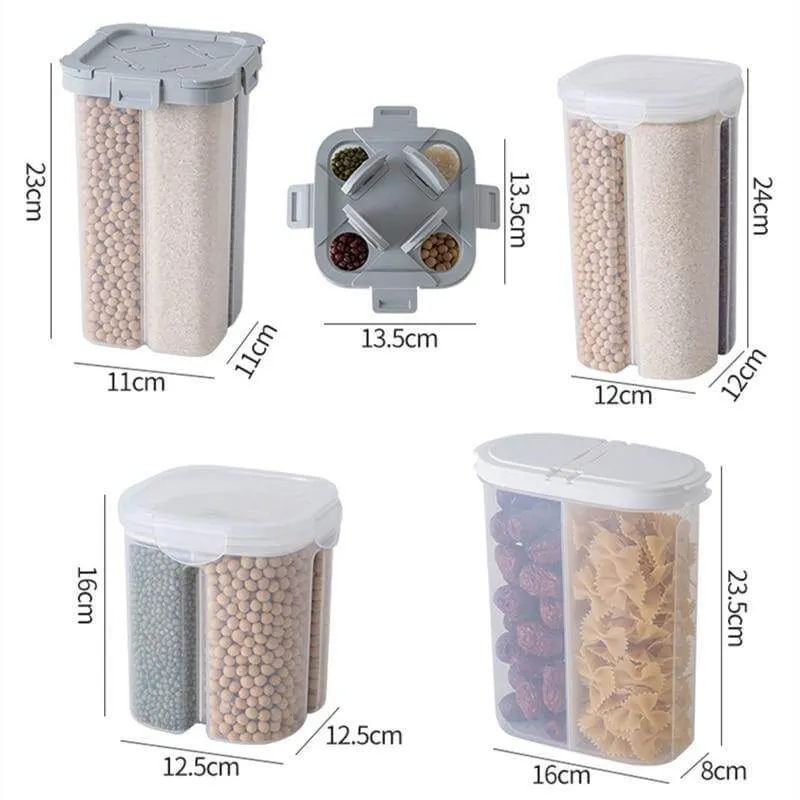 Sealed Multigrain Food Storage Storage Container