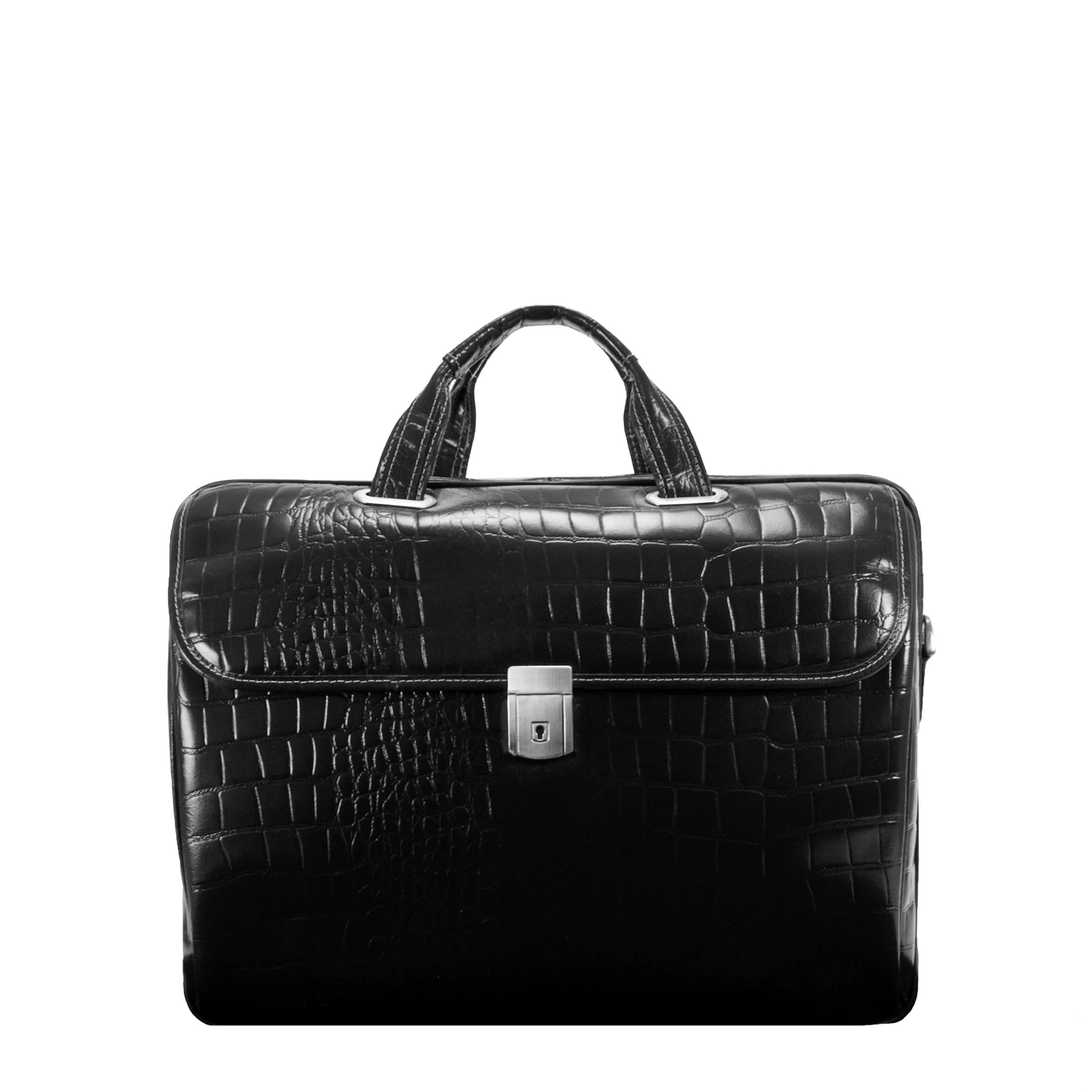 SERVANO | 13" Leather Tablet Briefcase