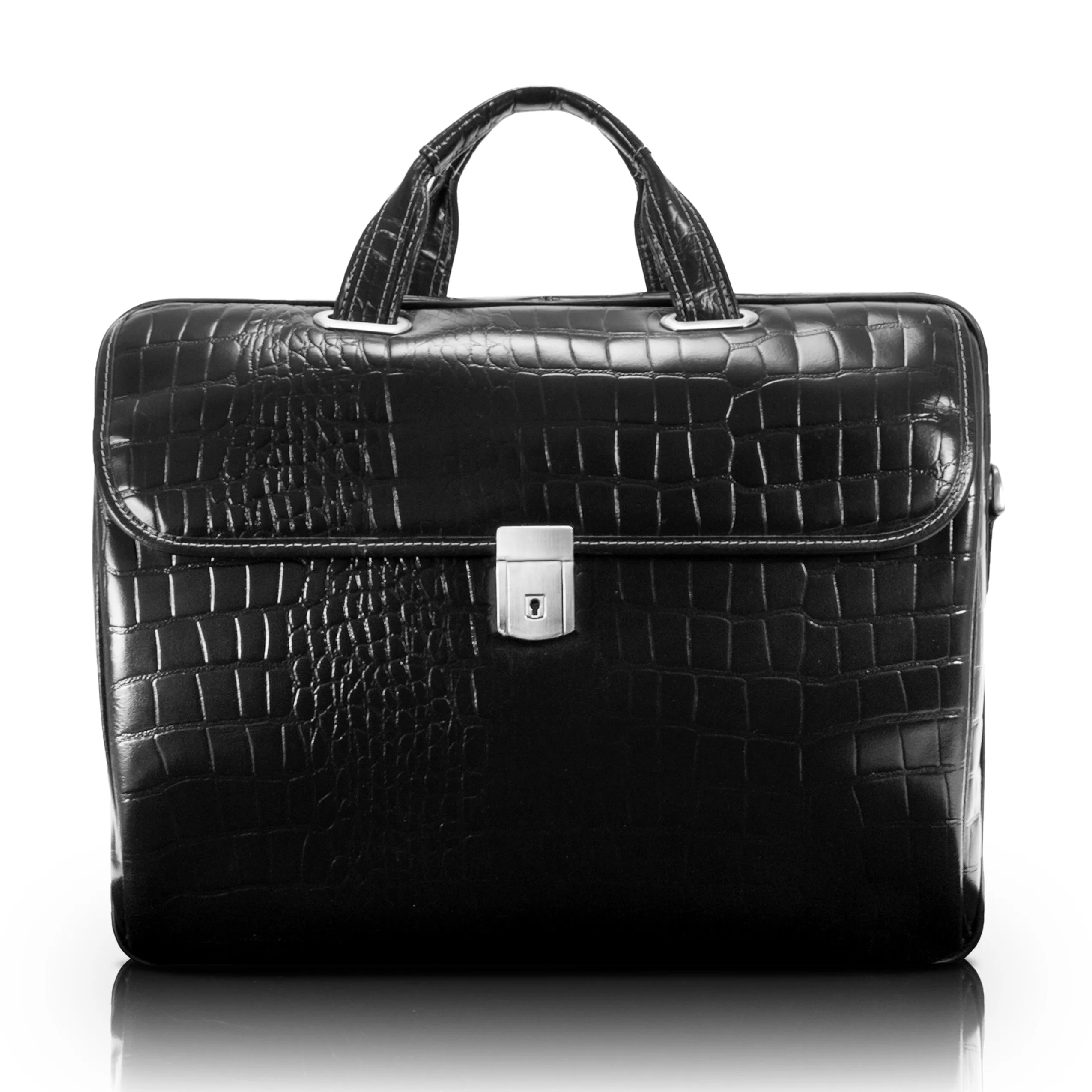 SERVANO | 13" Leather Tablet Briefcase