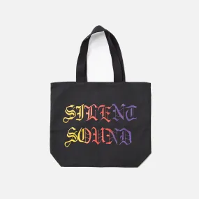 Silent Sound Tote Bag - Black / Sunset