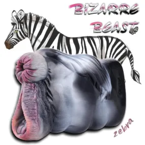 Silicone Zebra Fake Pussy for Men