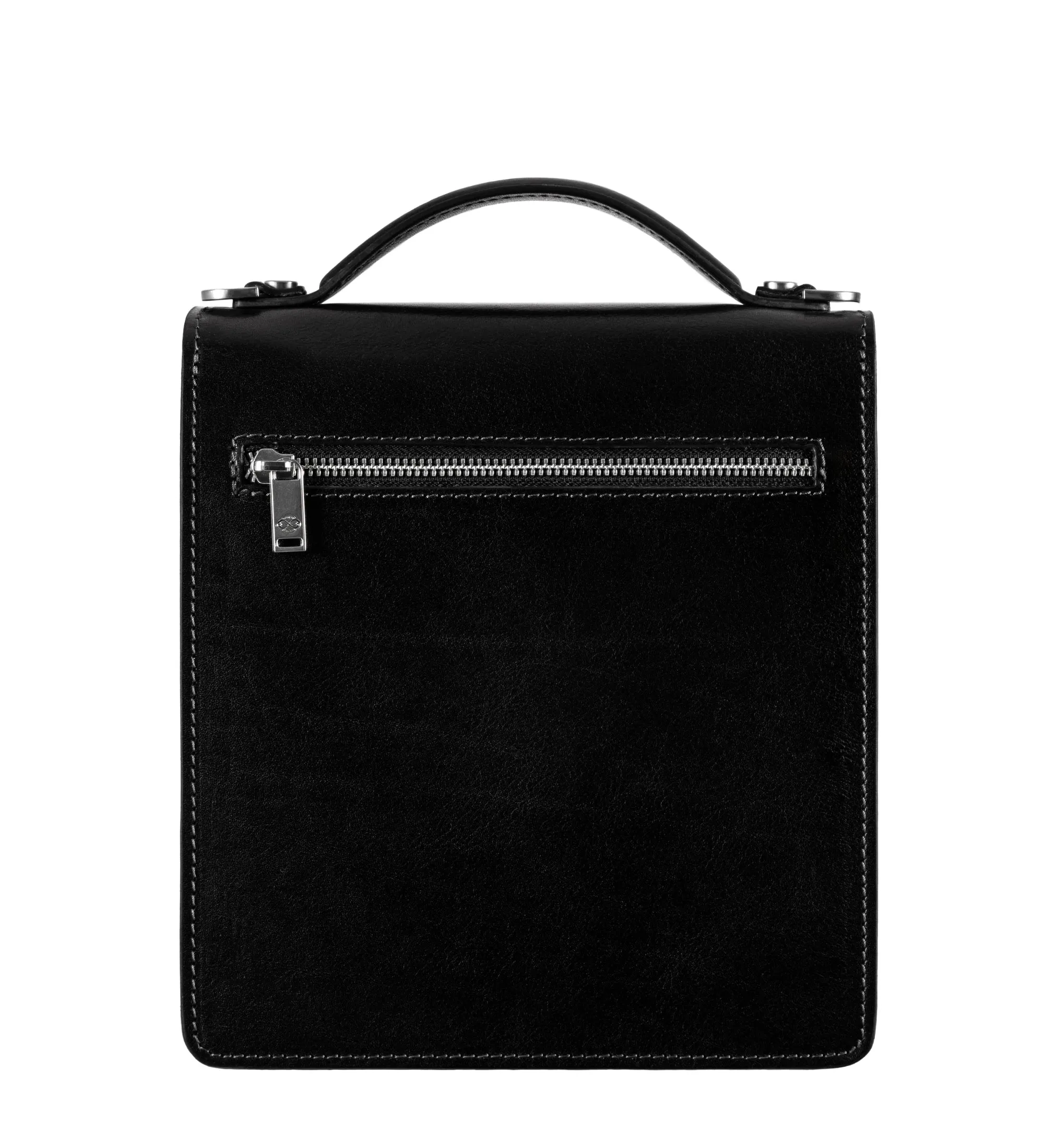 Small Full Grain Italian Leather Briefcase - Walden