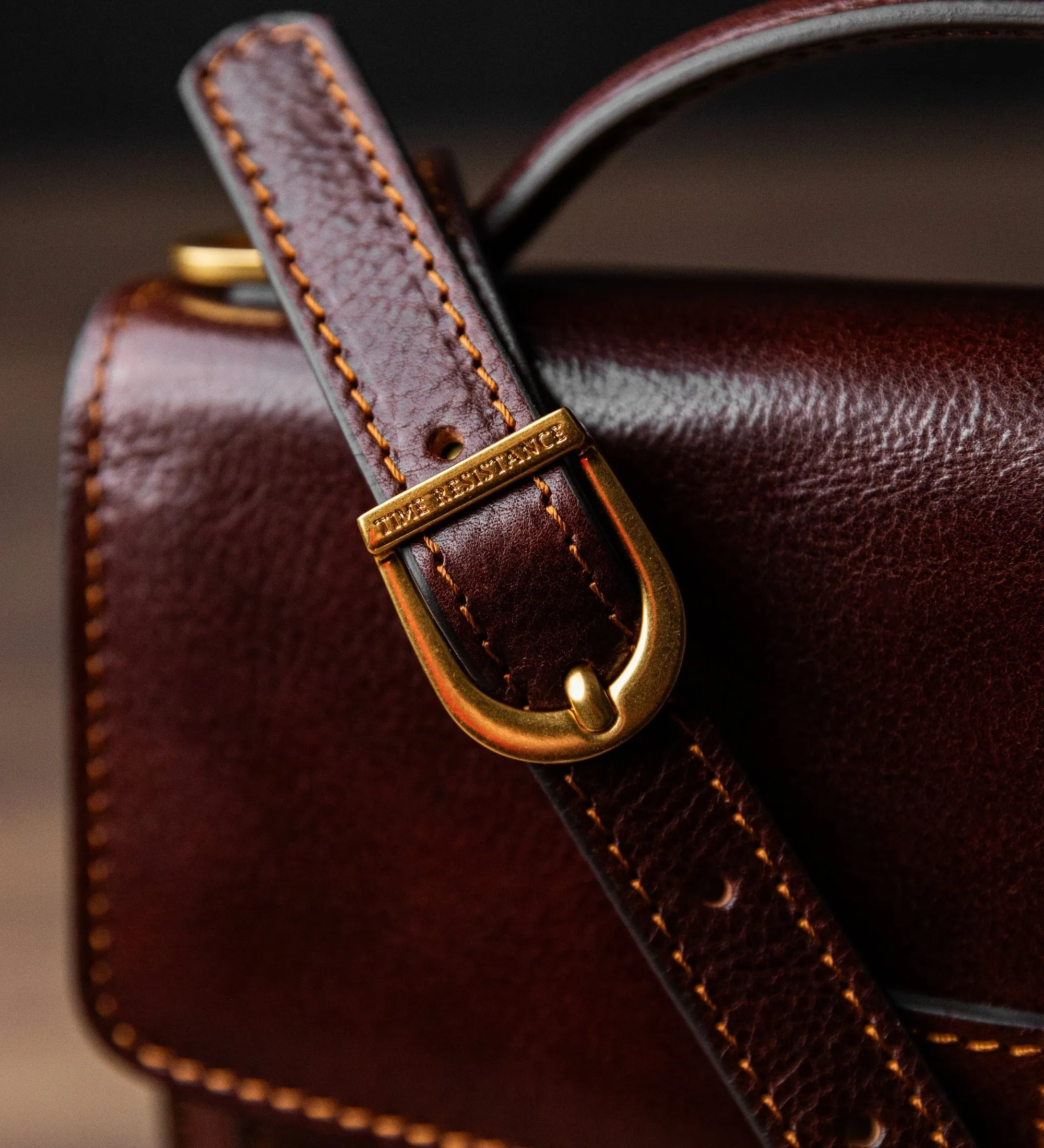 Small Full Grain Italian Leather Briefcase - Walden