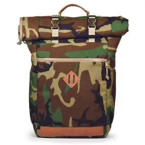 SMELL PROOF BACKPACK "THE SCOUT" - WOODLAND CAMO