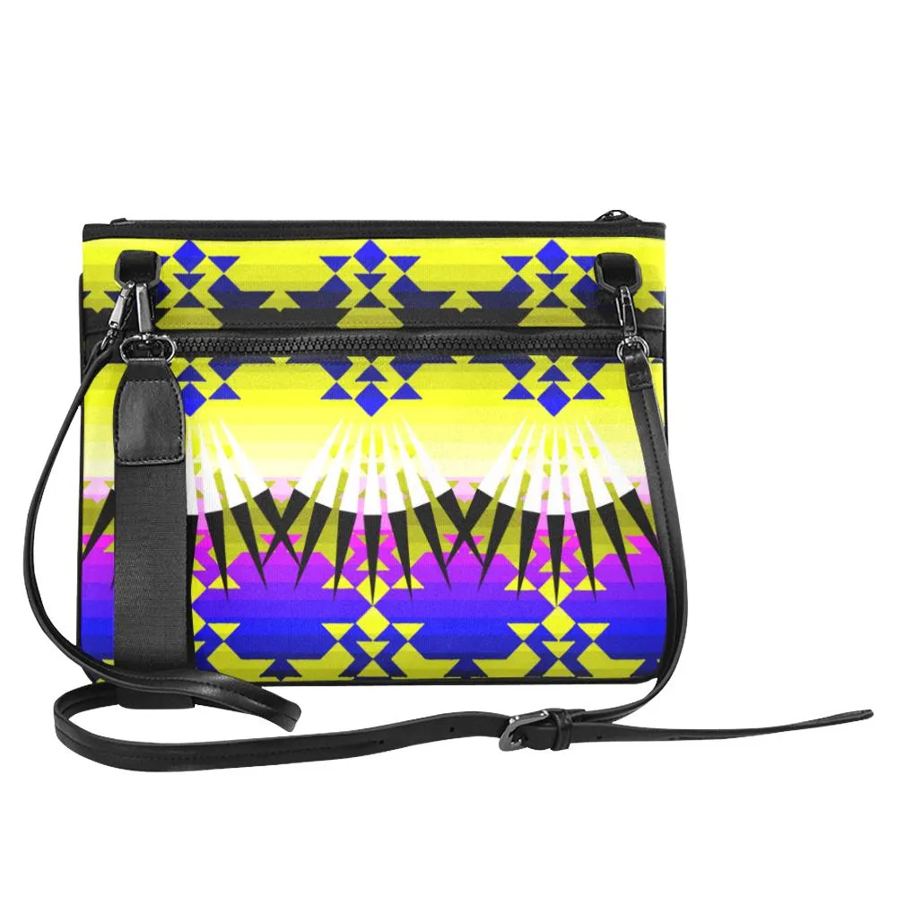 Southwest Ribbonwork Bustles Slim Clutch Bag