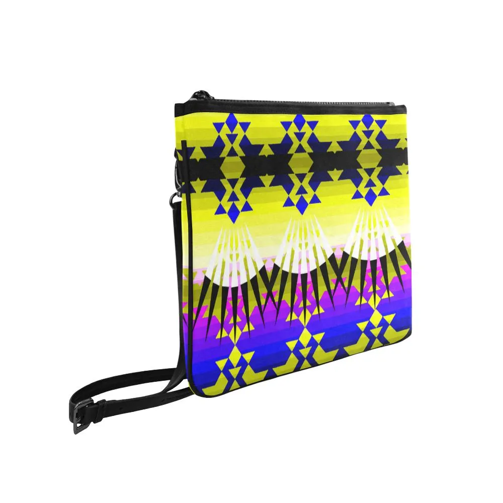 Southwest Ribbonwork Bustles Slim Clutch Bag