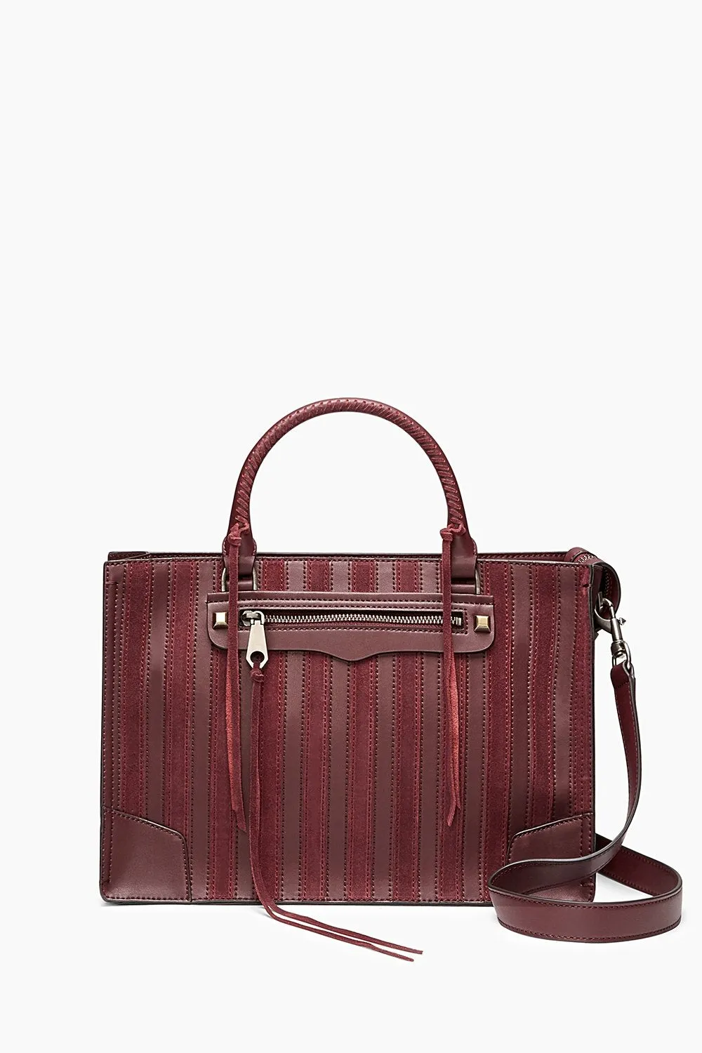 Stripe Regan Satchel Tote