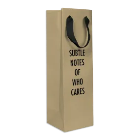 Subtle Notes Wine Bag