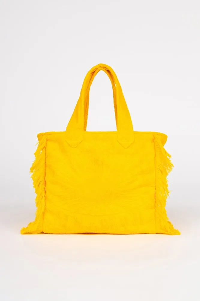 Super Yellow | Mini Terry Tote Bag