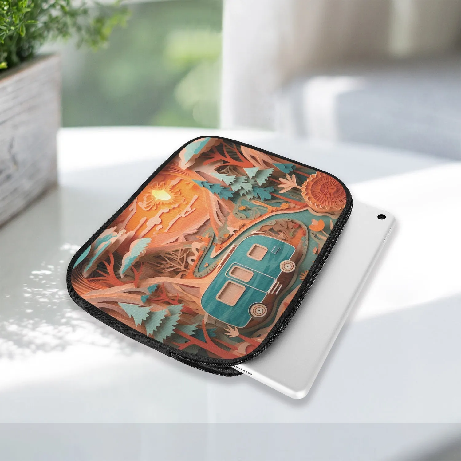 Tablet Sleeve - Travelling, Caravan, awd-565