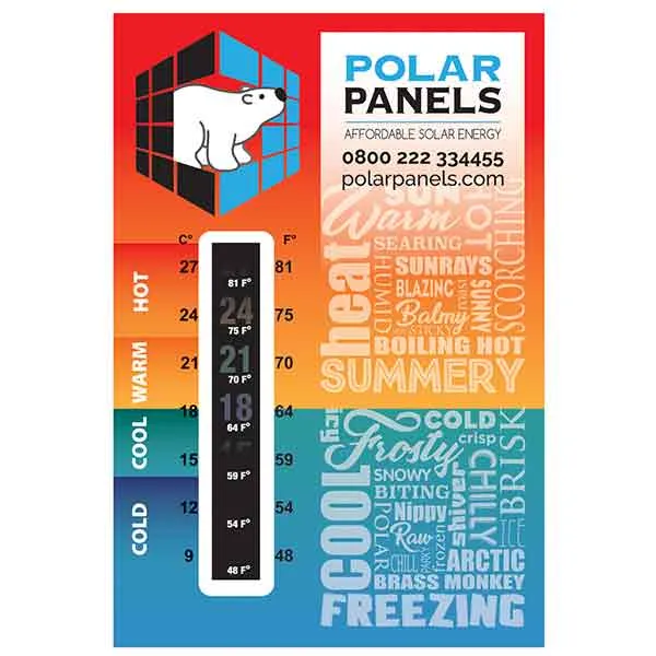 Temperature Gauge Card