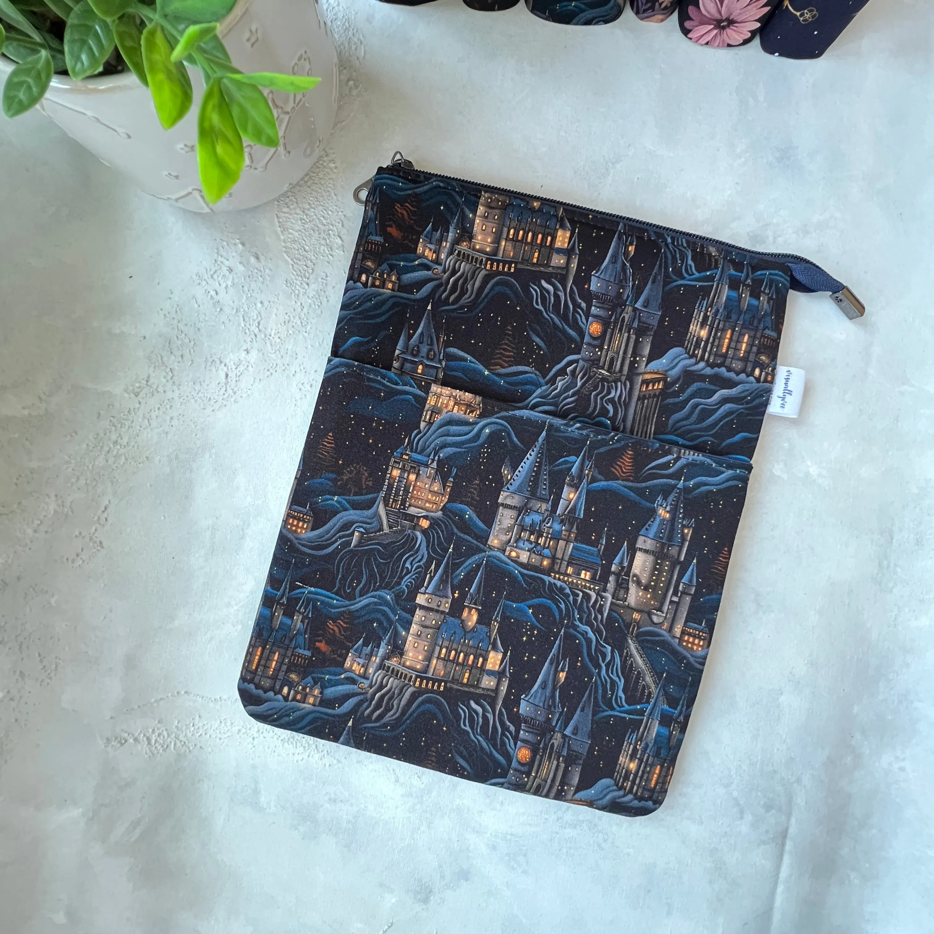 The Castle -  Zippered Book Sleeve