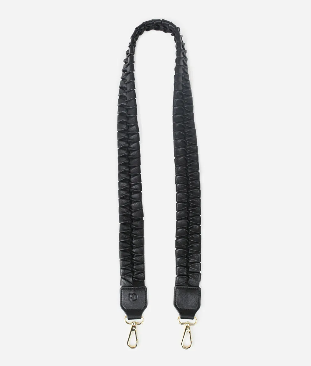 The Fishtail Braid Strap - Black