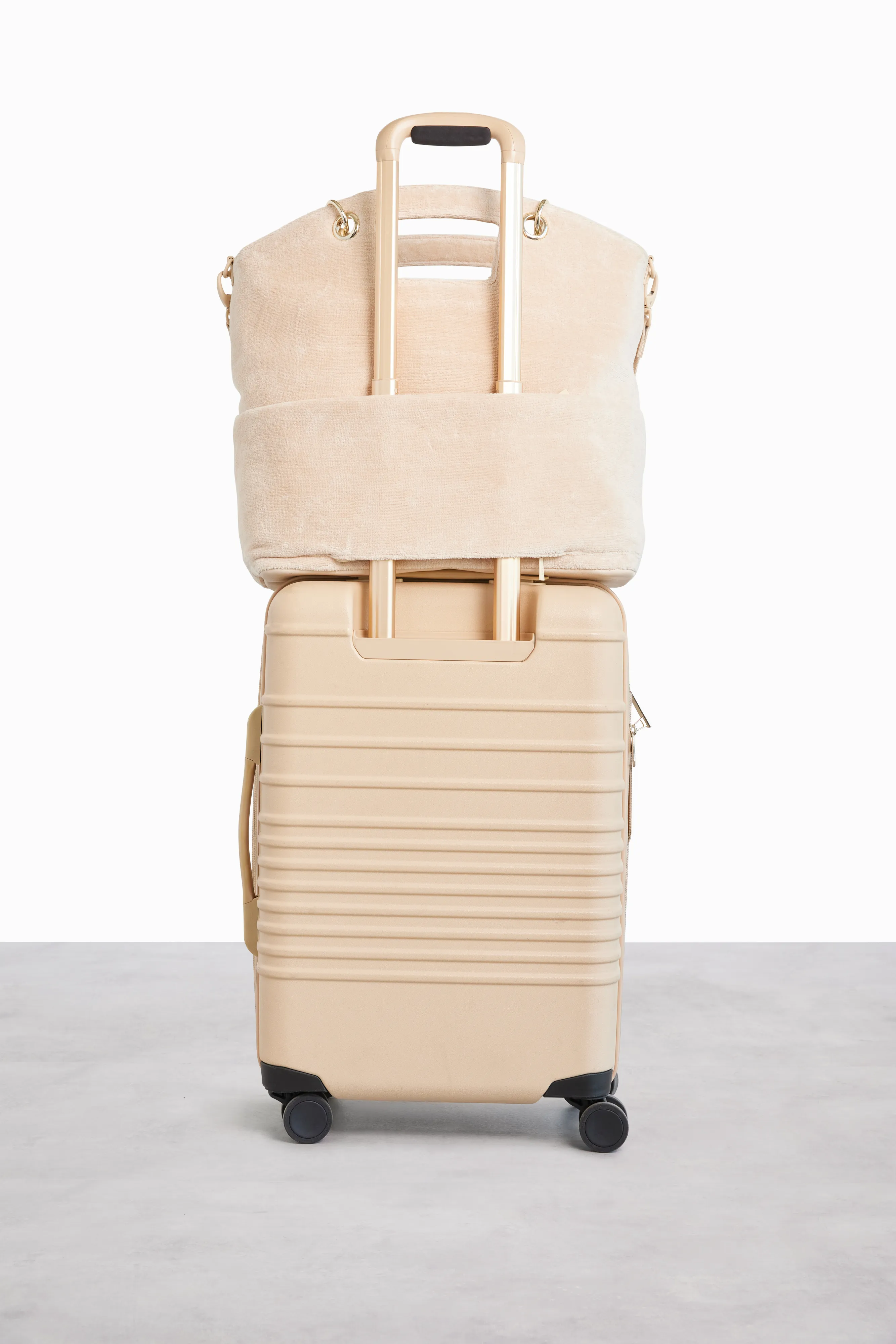 The Terry Tote in Beige