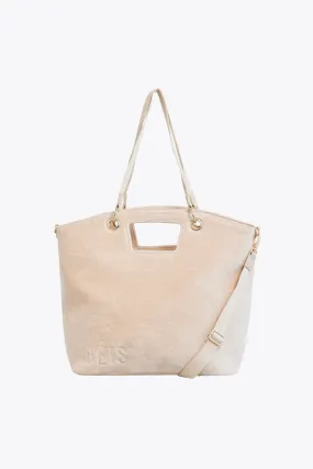 The Terry Tote in Beige