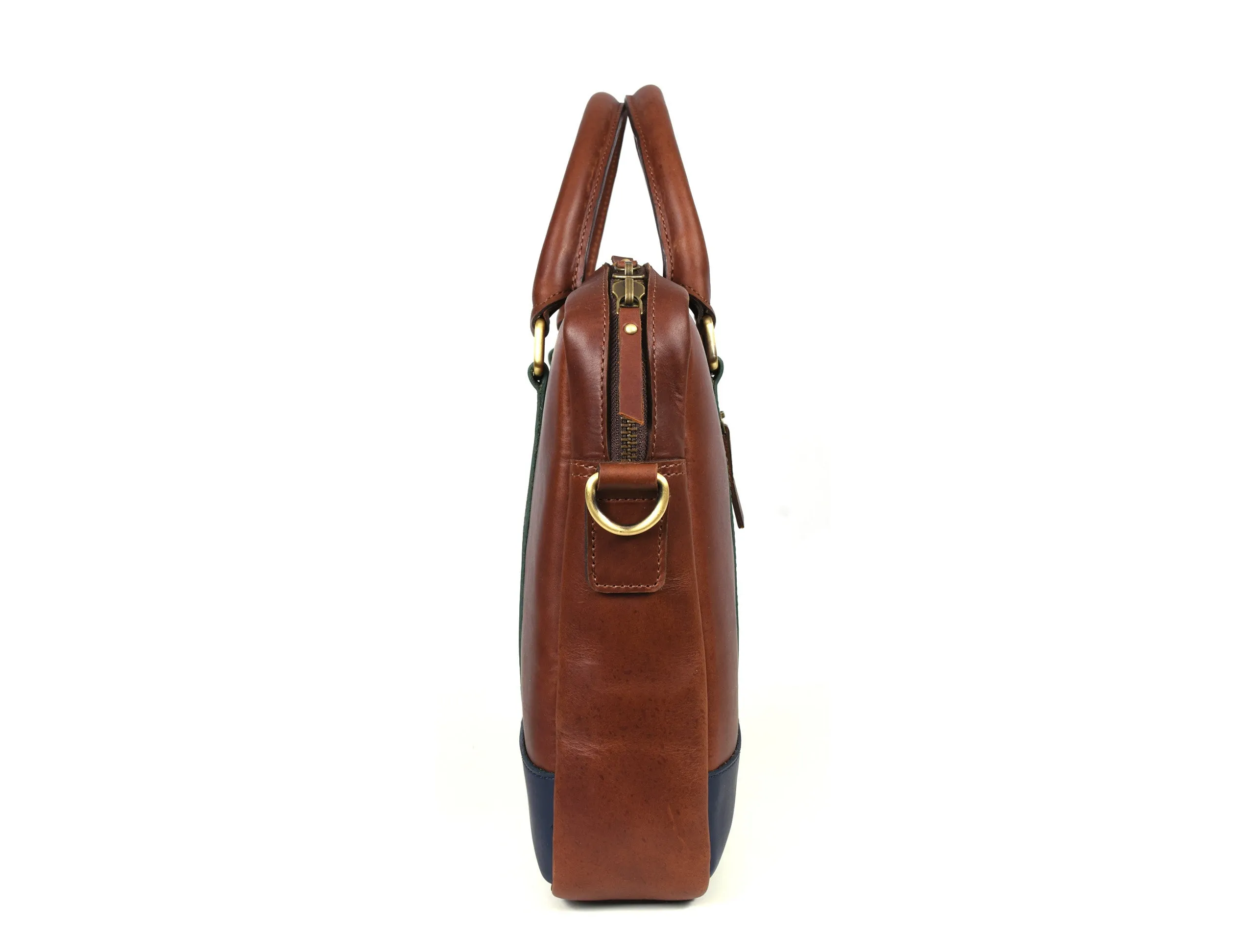 Tolredo Leather Leather Office Bag - Caramel Brown