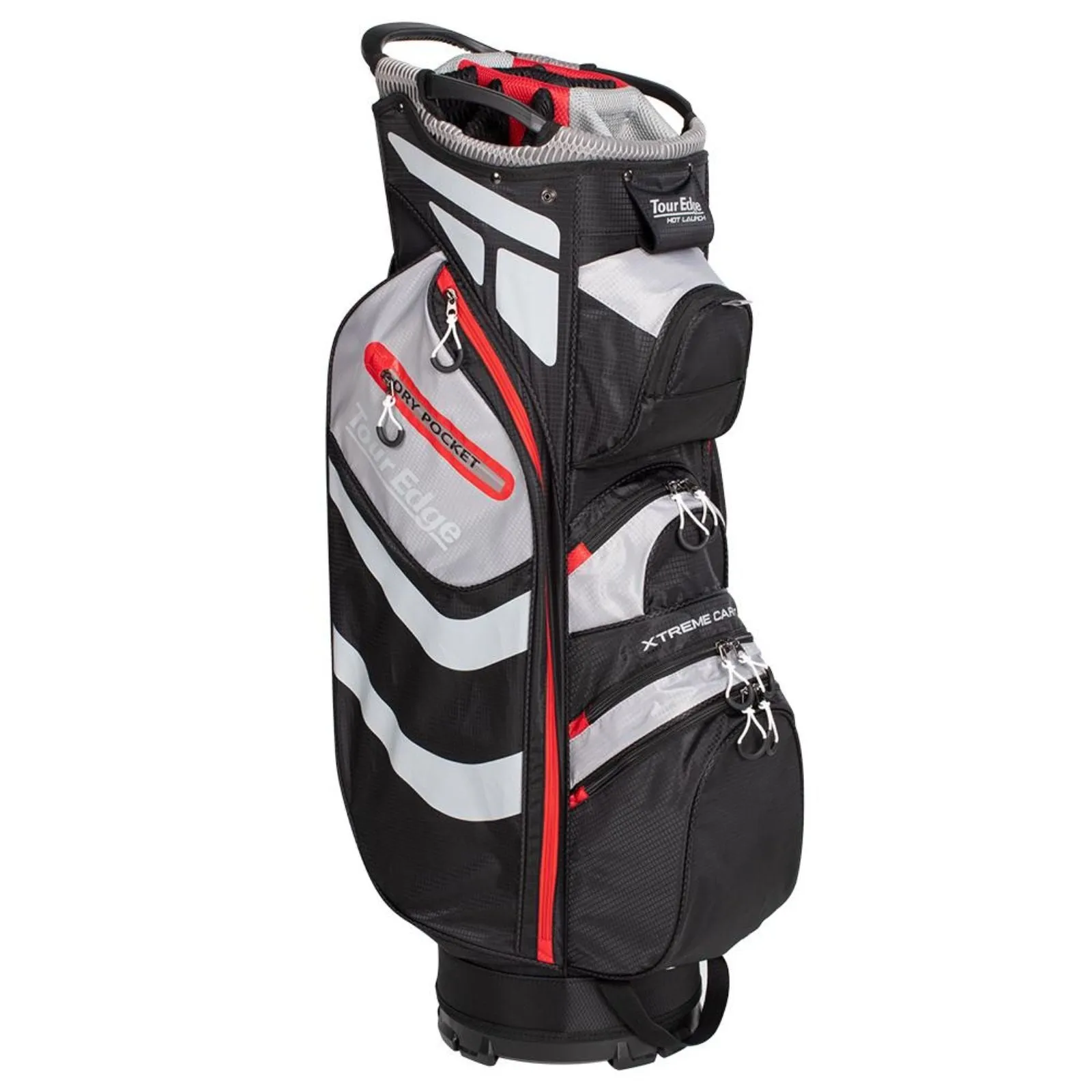 Tour Edge Hot Launch Xtreme Cart 5.0 Bag-Black-Red