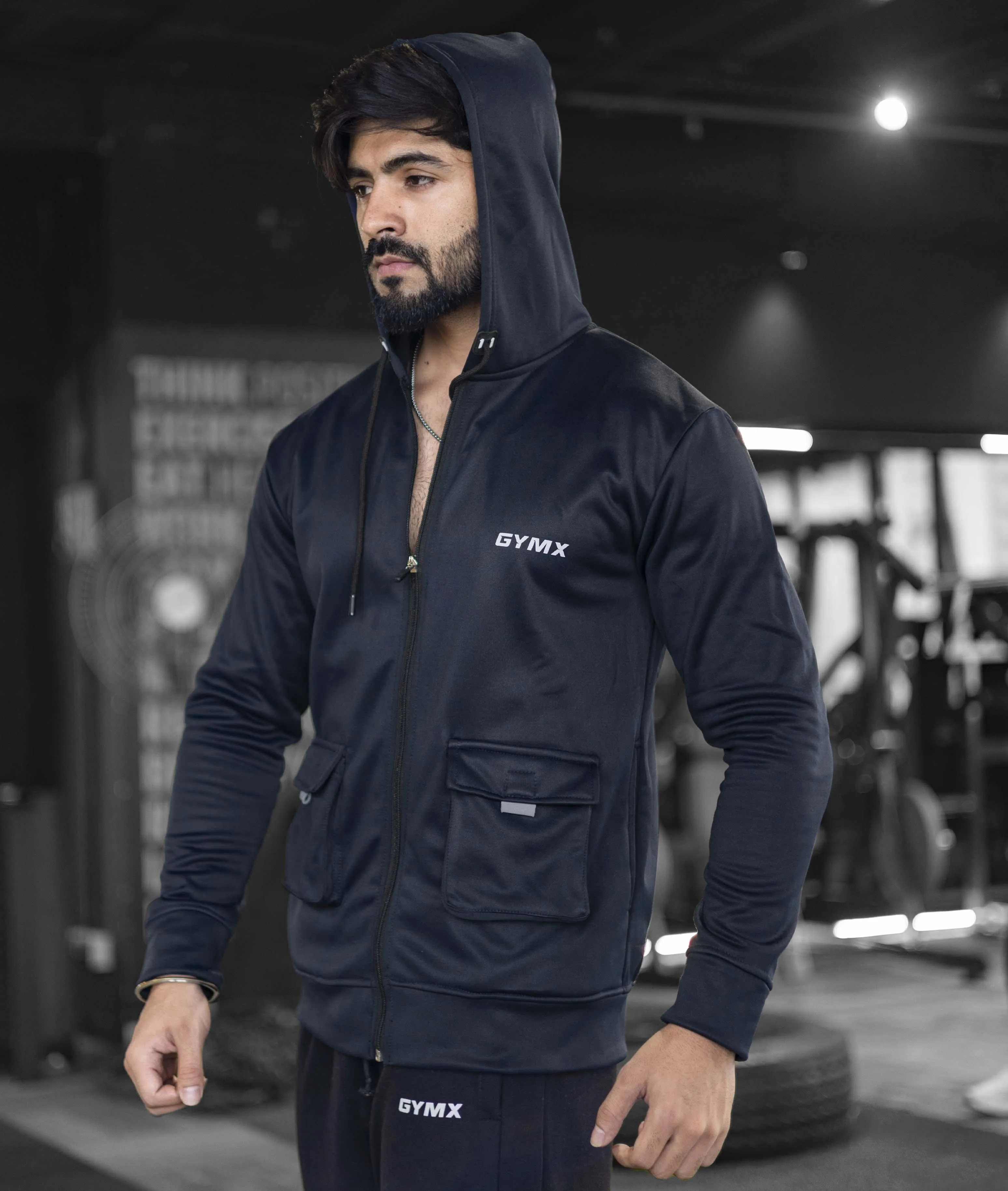 Ultimate Cargo Hoodie: Norway blue (4 Pockets)- Sale