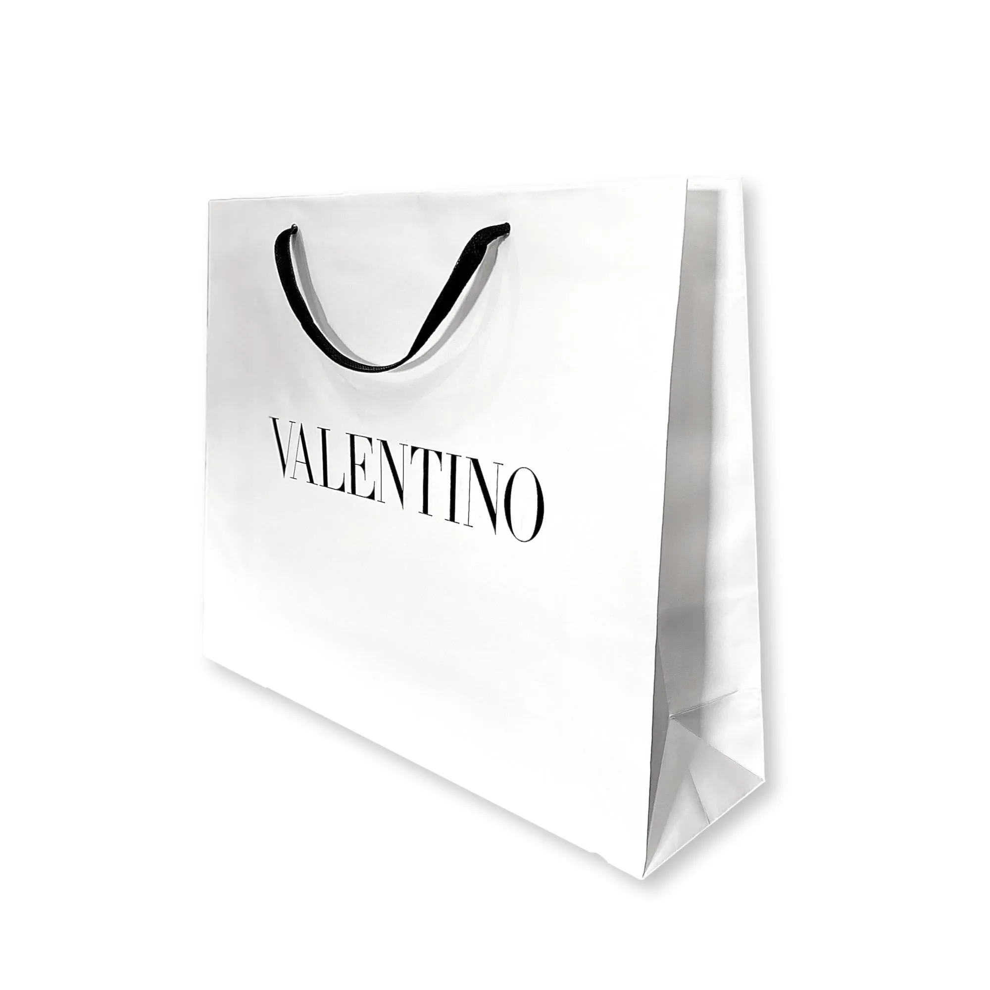 Valentino Garavani Shopping Gift Bag Designer Packaging White Medium