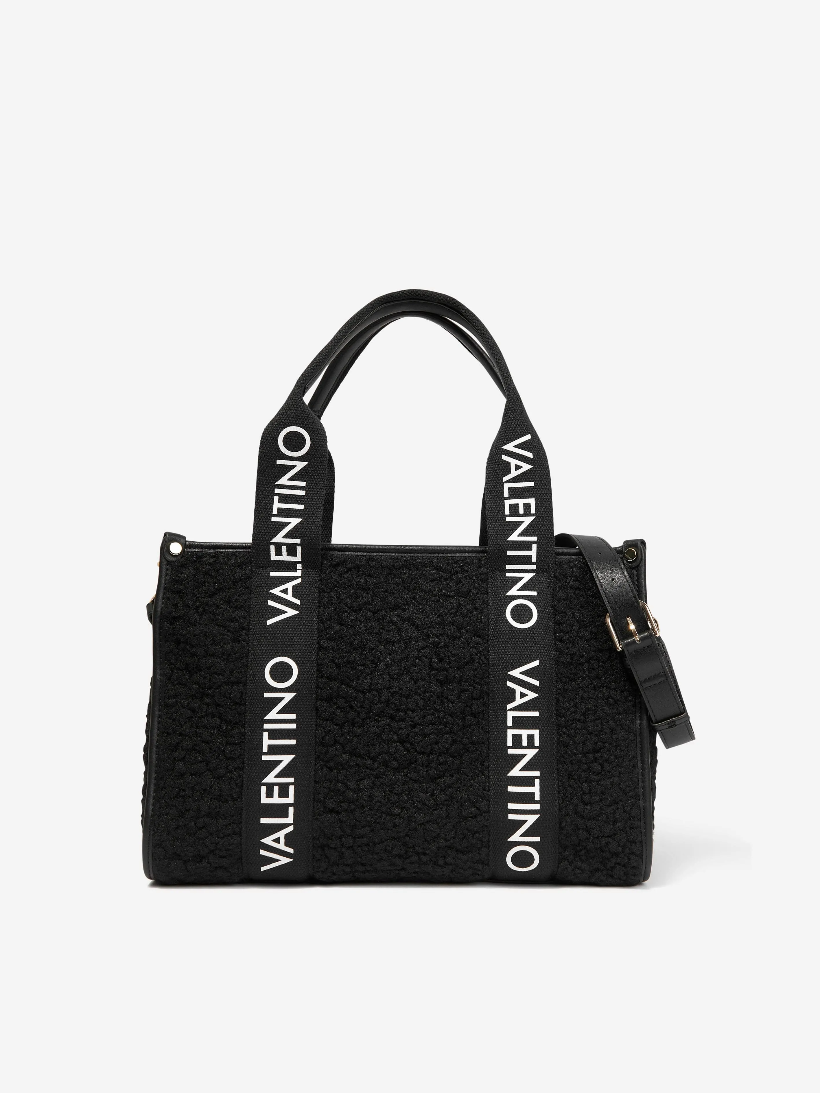 Valentino Girls Special Camy Shopping Bag in Black (W:37cm)