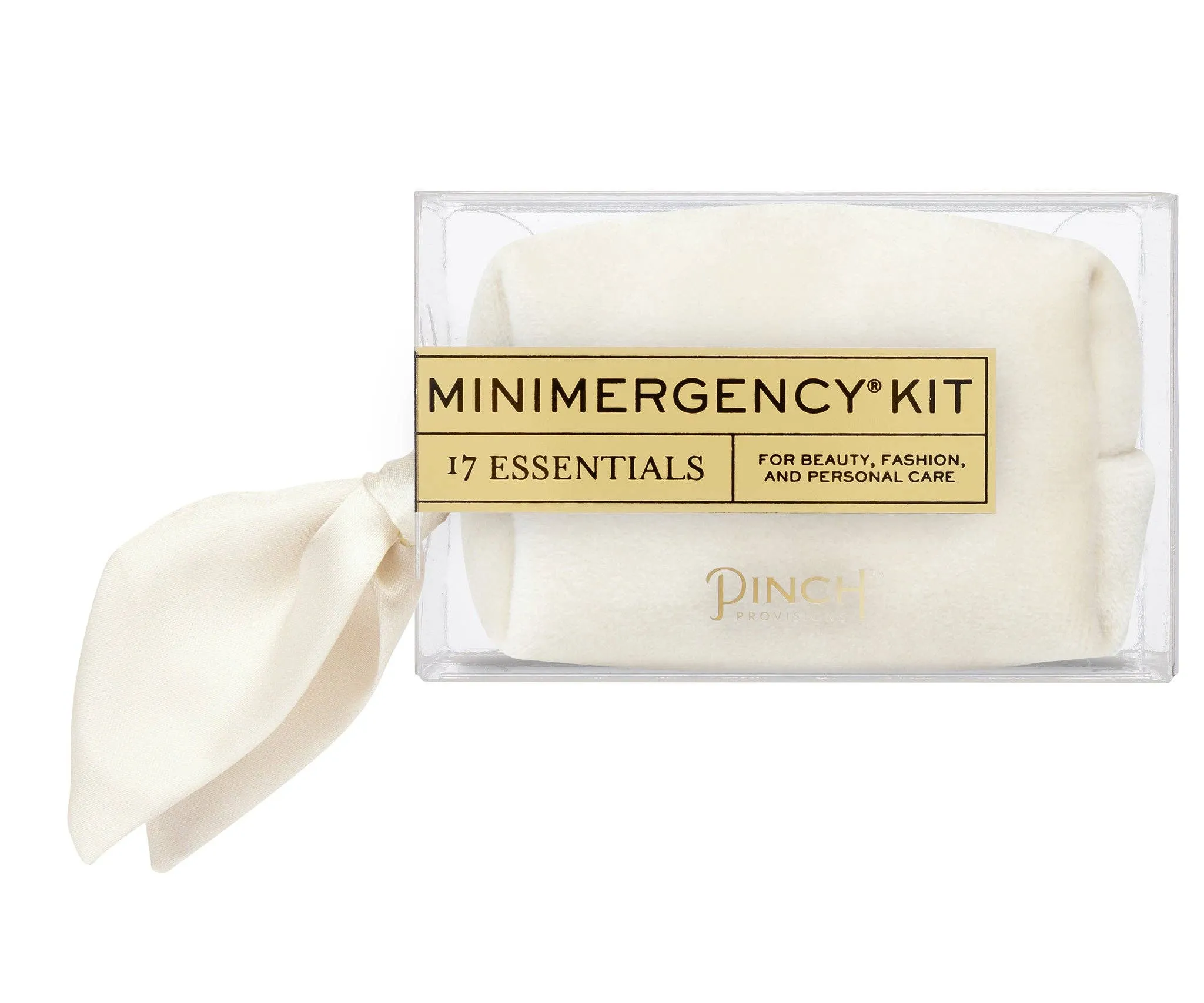 Velvet Scarf Minimergency Kit: Ivory