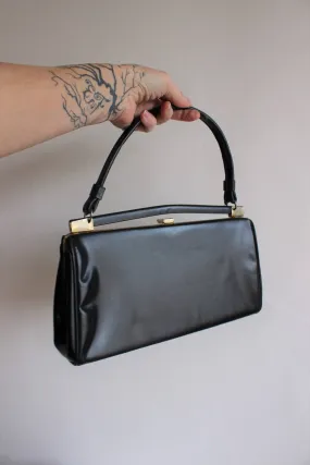 Vintage 1960s Black Honey Bag Purse