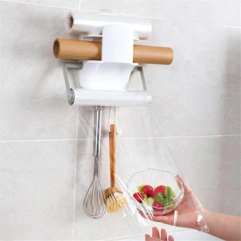 Wall Mounted Paper Film Roll Cutting Holder