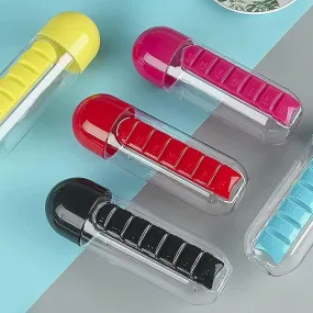 Water Bottle Pill Box Organizer