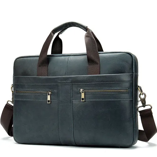 West Louis™ Genuine Leather Briefcase