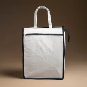 White - Handcrafted Cotton Shopping Bag 20