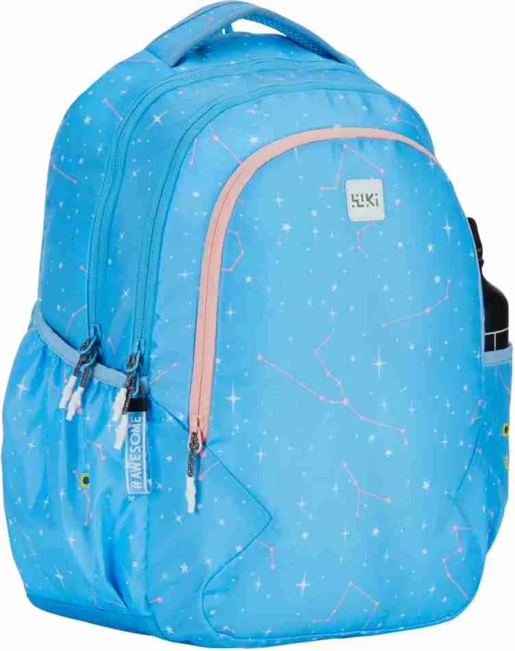 Wildcraft wiki girl 3 cnstelation light blue backpack | school bag