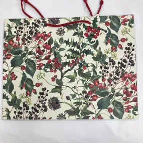 Winter berries landscape gift bag