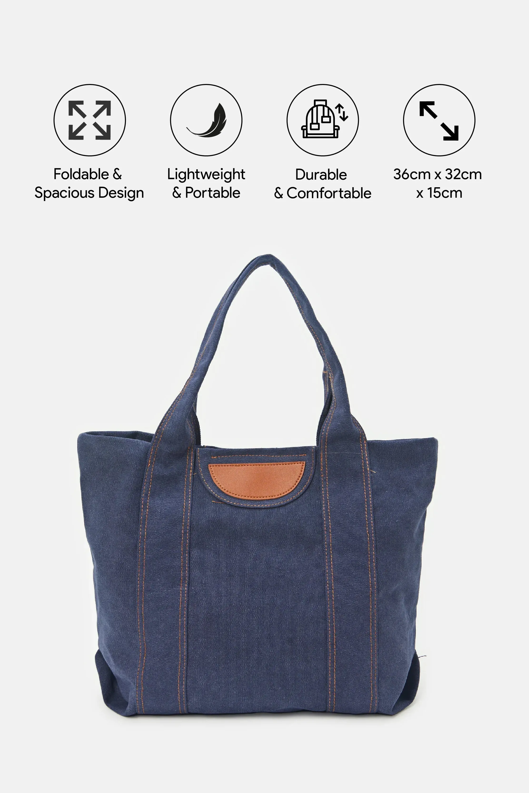 Women Blue Shopper Bag