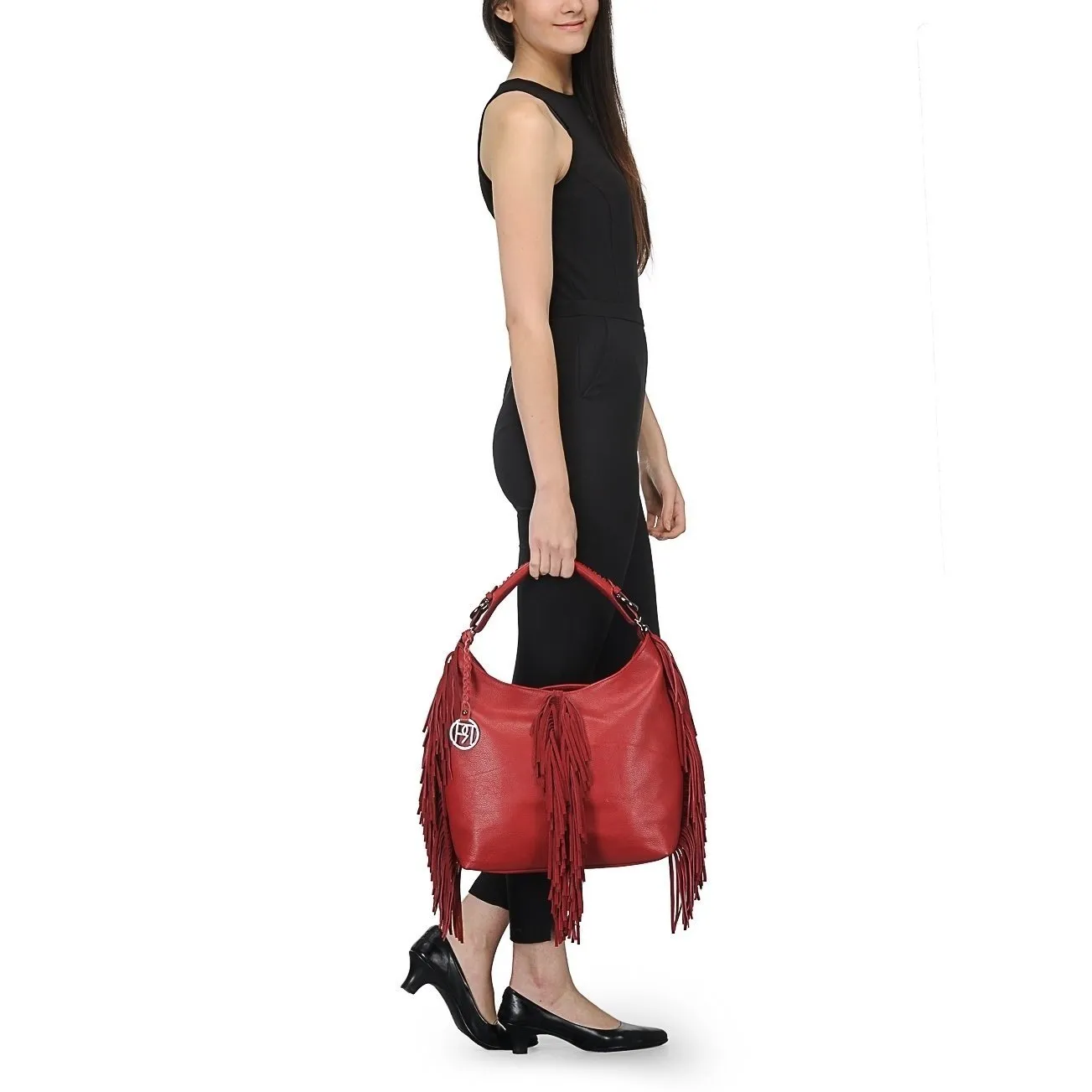 Women's Leather Hobo Bag - PR1069