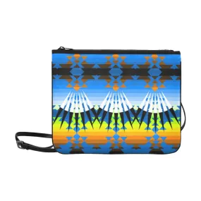 Woodlands Ribbonwork Bustles Slim Clutch Bag