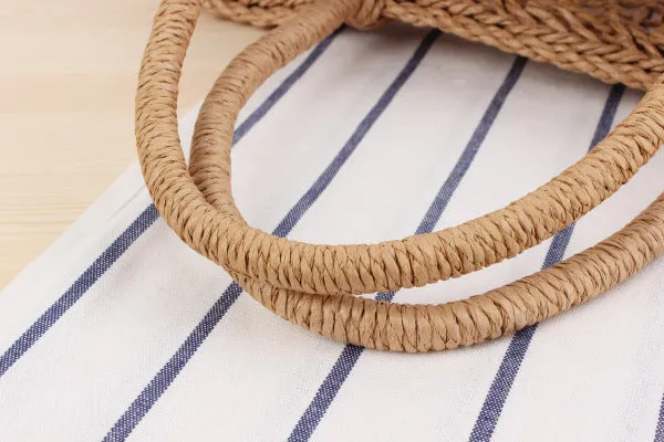 Woven Handbag | Hollow Straw Bag