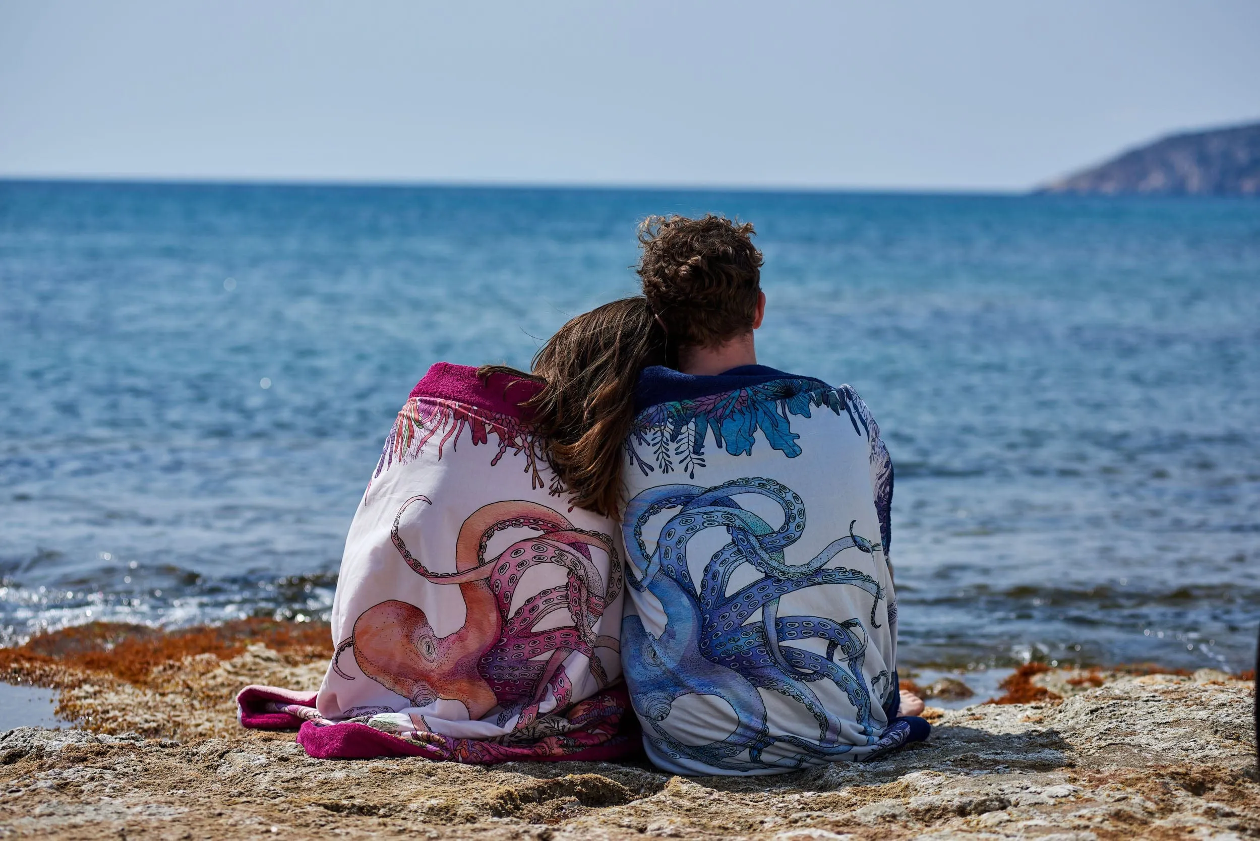 WWF Octopus Navy | Signature Beach Towel