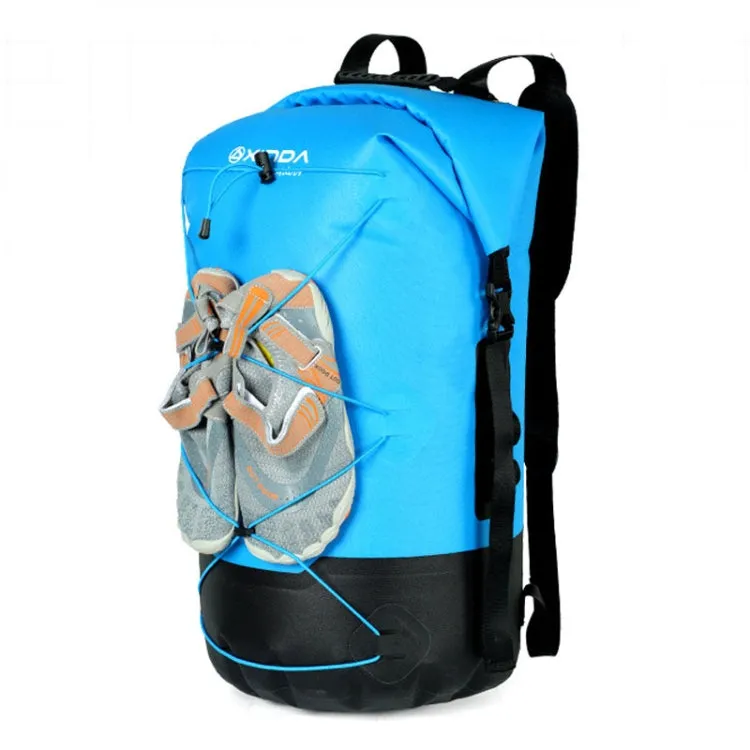 XINDA XD-BAG19 IPX7 Waterproof Outdoor Stream Tracing Backpack Diving Bag, Color: Blue-26L